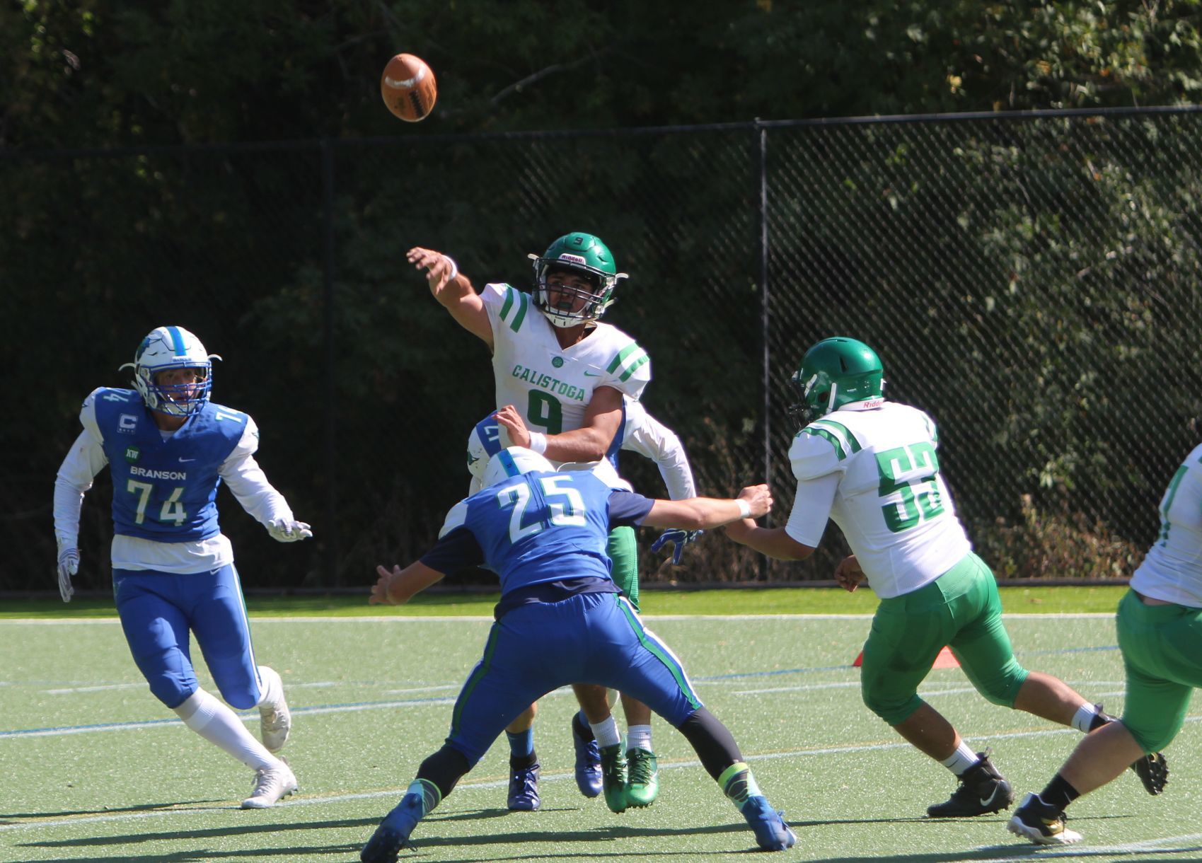 Calistoga vs. Branson football